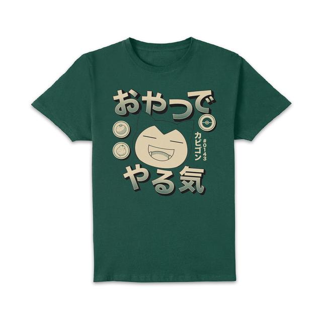 Pokémon Snorlax Hungry T-Shirt - Green - XXL on Productcaster.