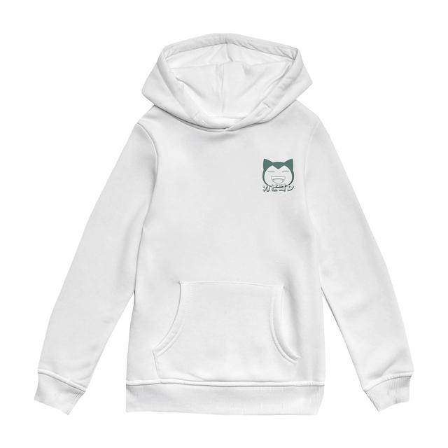 Pokemon Snorlax Kids' Hoodie - White - 11-12 Years - ecru marl on Productcaster.