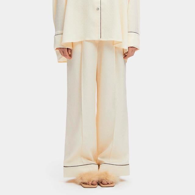 Sleeper Pastelle Oversized Jacquard Trousers - S-M on Productcaster.