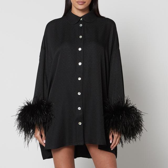 Sleeper Pastelle Oversized Jacquard Shirt Dress - XXS-XS on Productcaster.