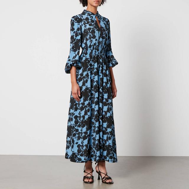 Baum Und Pferdgarten Amber Floral-Print Georgette Midi Dress - EU 42/UK 14 on Productcaster.