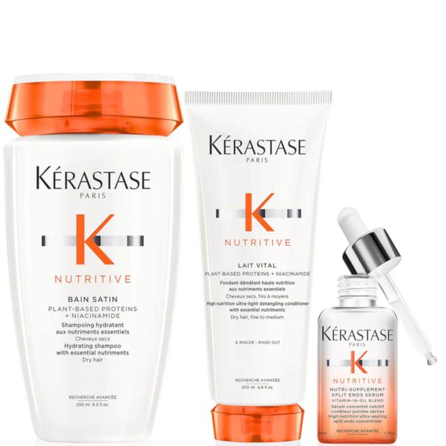 Kérastase Nutritive Root To Tip Hydrating Heroes Nourish and Smooth Bundle for Fine-Medium Dry Hair on Productcaster.