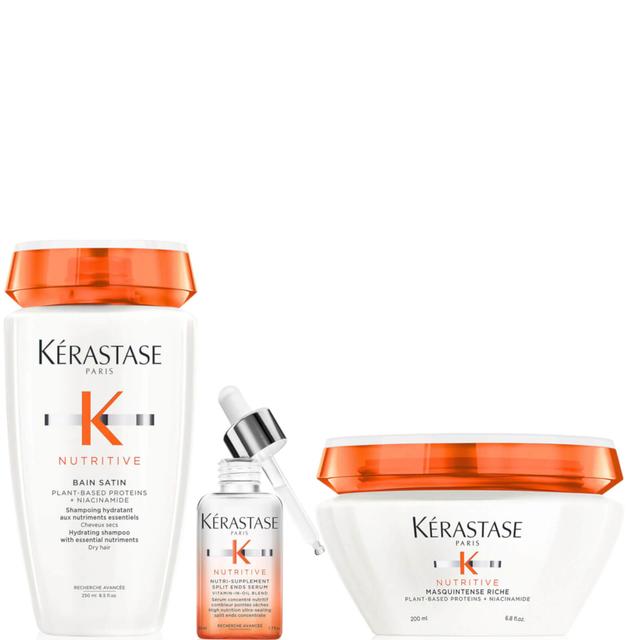 Kérastase Nutritive Root To Tip Hydrating Heroes Nourish and Smooth Bundle for Medium-Thick Very Dry Hair on Productcaster.