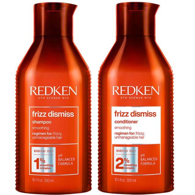 Redken Frizz Dismiss Shampoo and Conditioner Bundle for Smoothing Frizzy Hair on Productcaster.