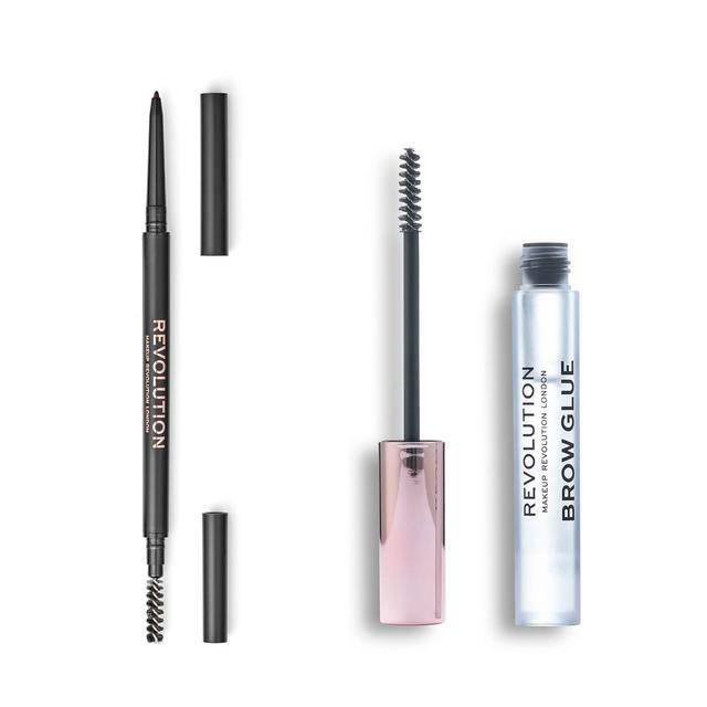 Makeup Revolution Brow Duo - Medium Brown on Productcaster.