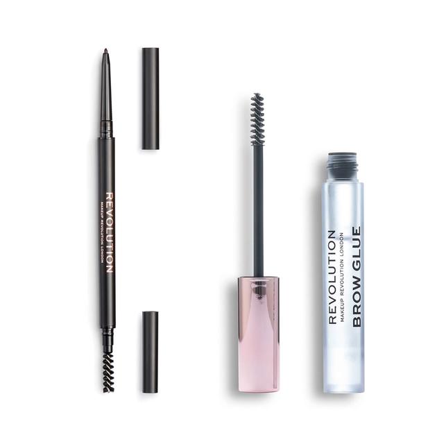 Makeup Revolution Brow Duo - Dark Brown on Productcaster.