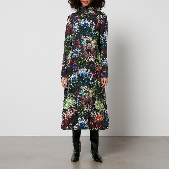 Stine Goya Mille Floral-Print Tencel -Blend Midi Dress - M on Productcaster.