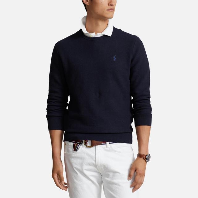 Polo Ralph Lauren Textured Cotton-Piqué Jumper - XL on Productcaster.