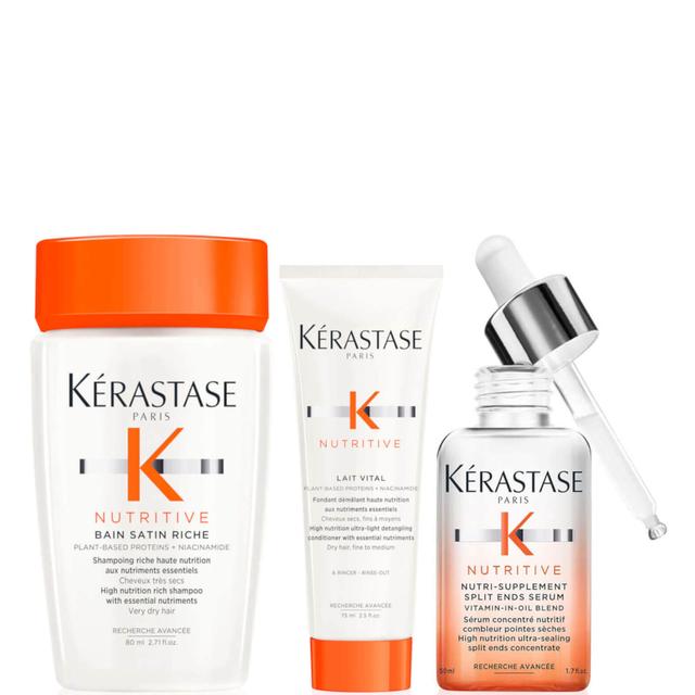 Kérastase Nutritive Nutri-Supplement Split Ends Serum For Dry Hair and Split Ends 50ml with Travel Size (Worth £66.28) on Productcaster.