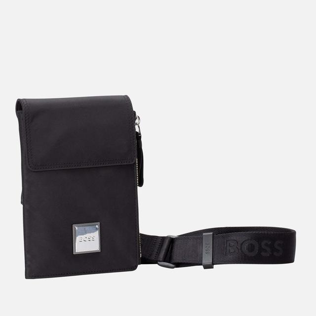 BOSS Lennon Canvas Phone Pouch Black on Productcaster.