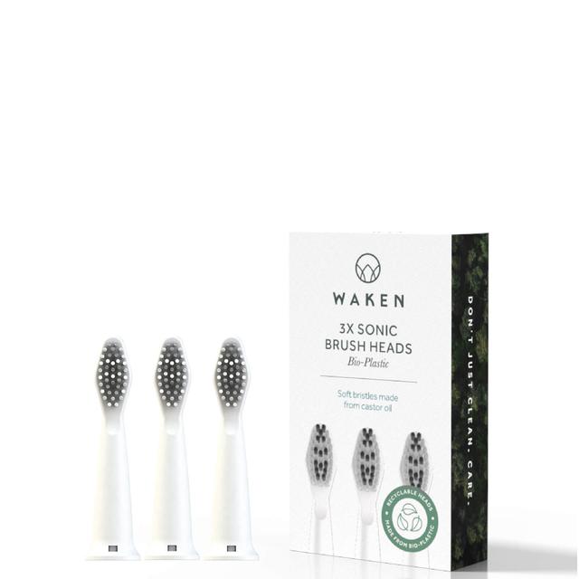 Waken Mouthcare Sonic Toothbrush Heads - White (Pack of 3) on Productcaster.