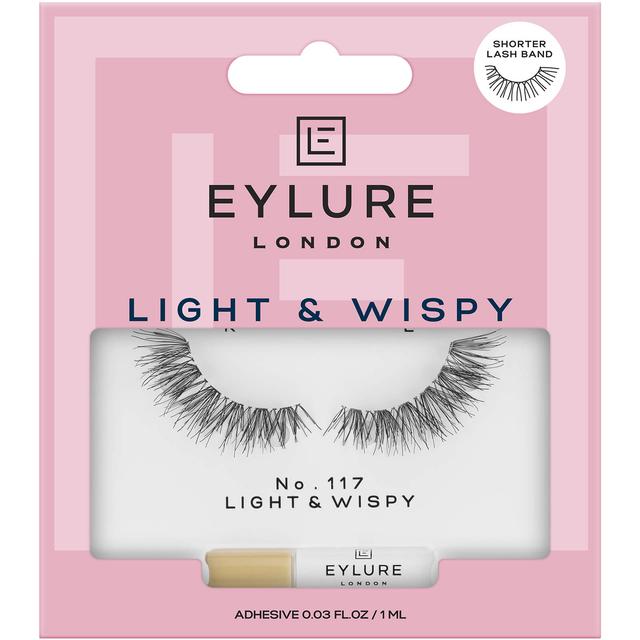 Eylure Shorter Lash Band False Lashes - Light & Wispy No. 117 on Productcaster.