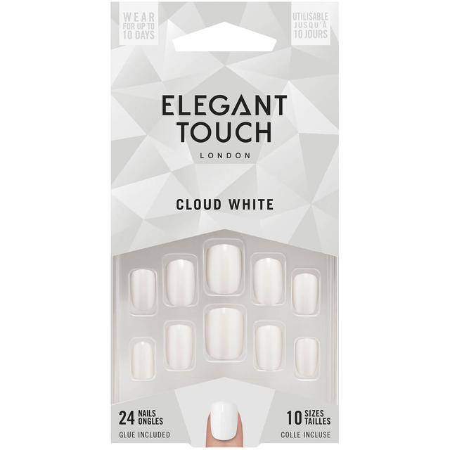 Elegant Touch False Nails - Cloud White on Productcaster.