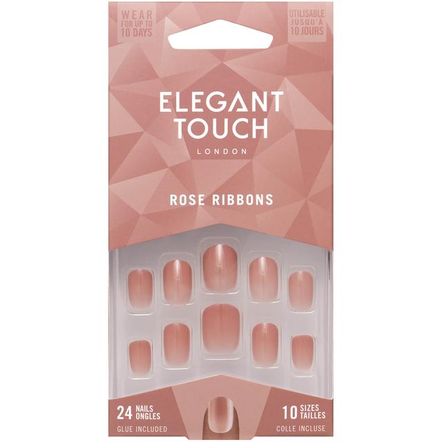 Elegant Touch False Nails - Rose Ribbons on Productcaster.