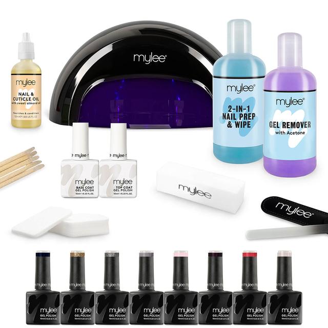 Mylee The Full Works Complete Gel Polish Kit Autumn / Winter - Black (Worth £188.00) on Productcaster.