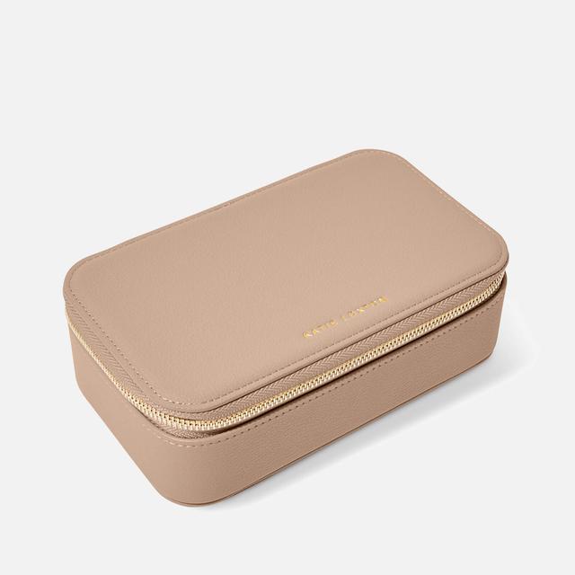 Katie Loxton Pebble Jewellery Box - A Little Sparkle - Soft Tan Brown on Productcaster.