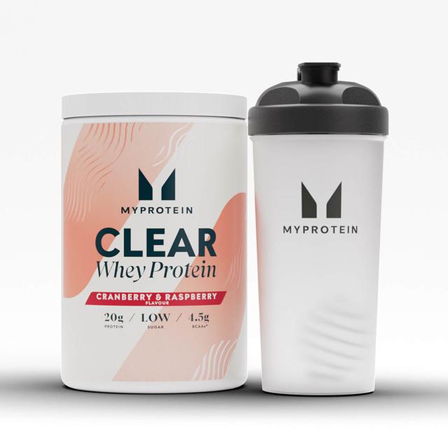 Clear Protein Bundel - Shaker - Cranberry & Framboos on Productcaster.