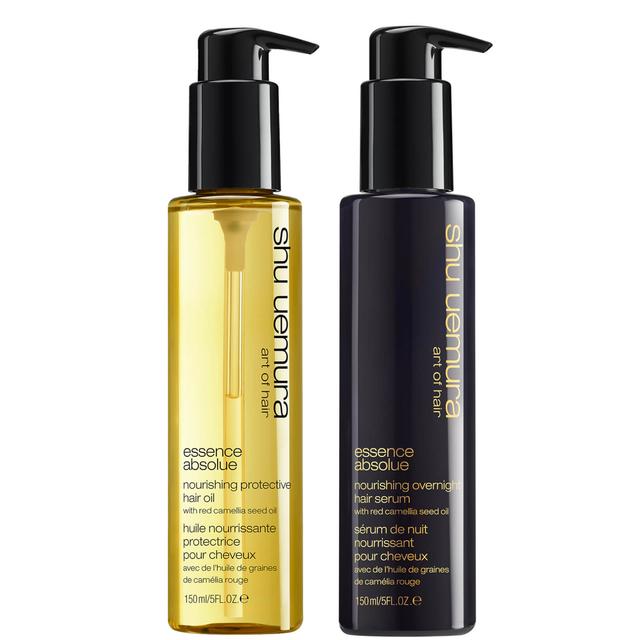 Shu Uemura Art of Hair Essence Absolue Oil and Essence Absolue Overnight Serum Duo for Hair Protectection on Productcaster.