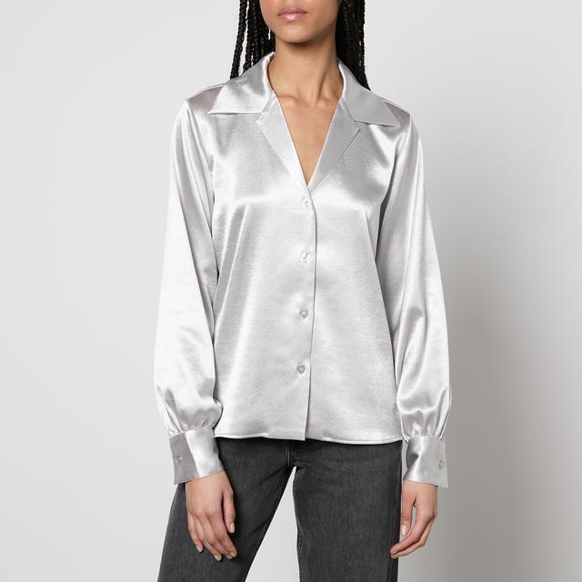 Anine Bing Mylah Satin Shirt - S on Productcaster.