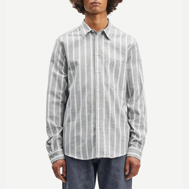 Samsøe Samsøe Liam FP Cotton-Jacquard Shirt - L on Productcaster.