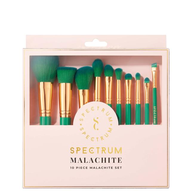 Spectrum Malachite 10 Piece Malachite Green Makeup Brush Set on Productcaster.