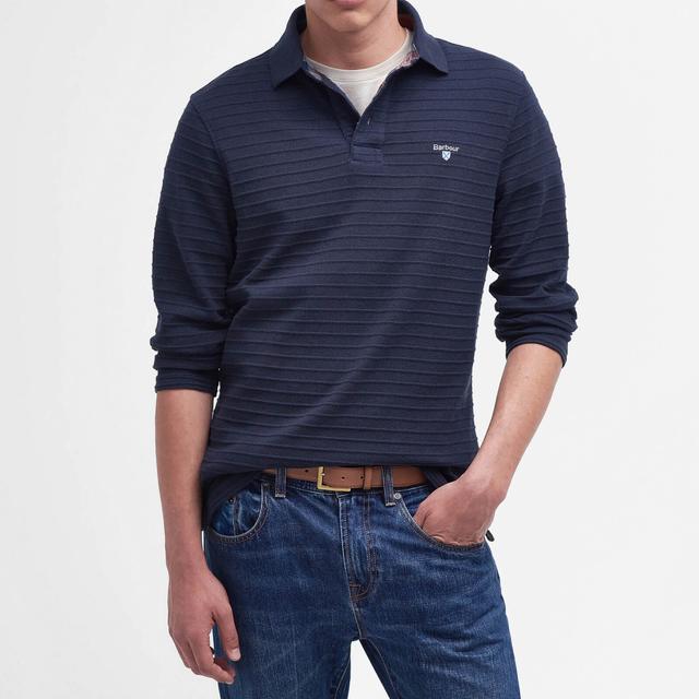 Barbour Heritage Cramlington Cotton-Blend Knit Polo Shirt - S on Productcaster.