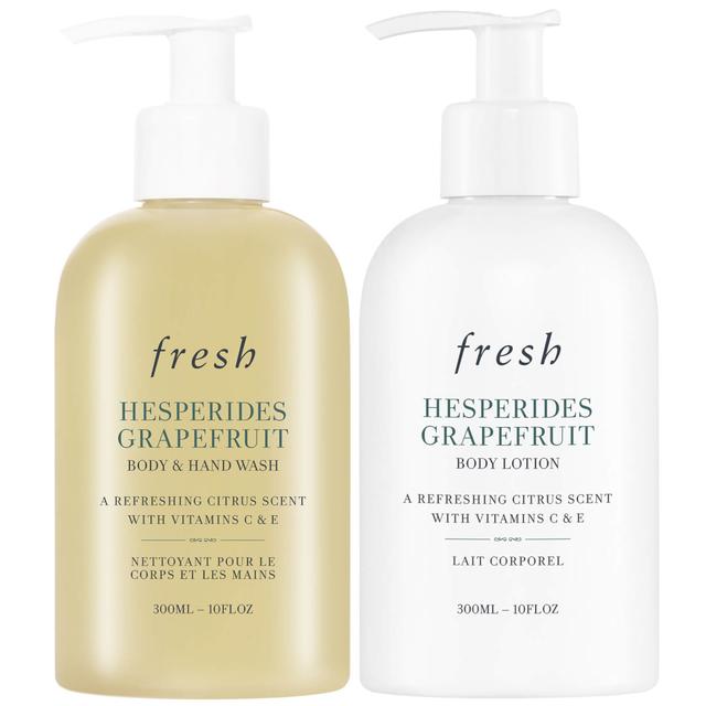 Fresh Hesperides Grapefruit Body Lotion and Body and Hand Wash 300ml Duo on Productcaster.