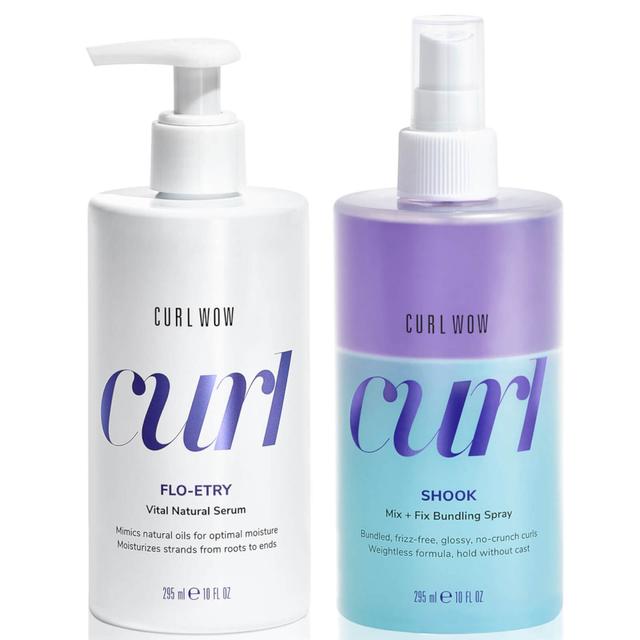 Color Wow Curl Wow Anti-Frizz Curl Styling 295ml Duo on Productcaster.