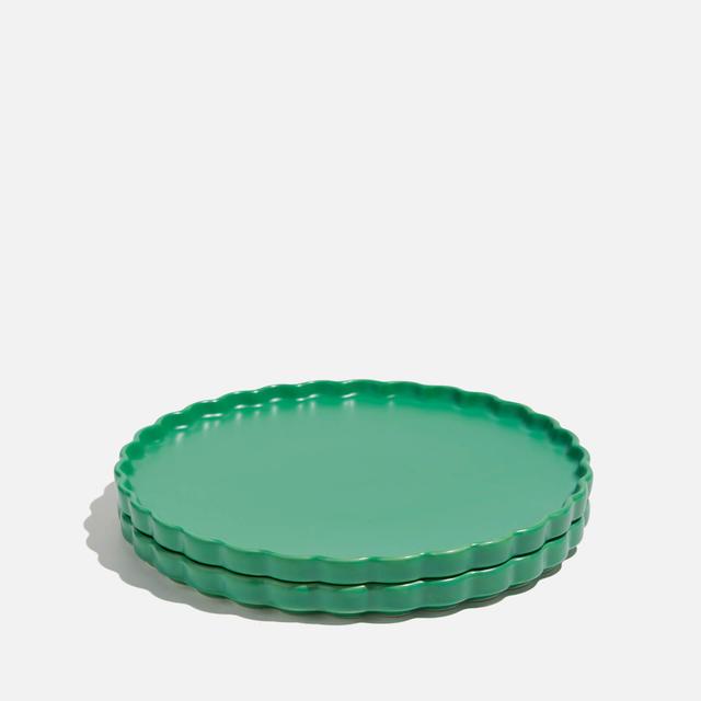 Fazeek Ceramic Side Plate - Set of 2 Forest Green on Productcaster.