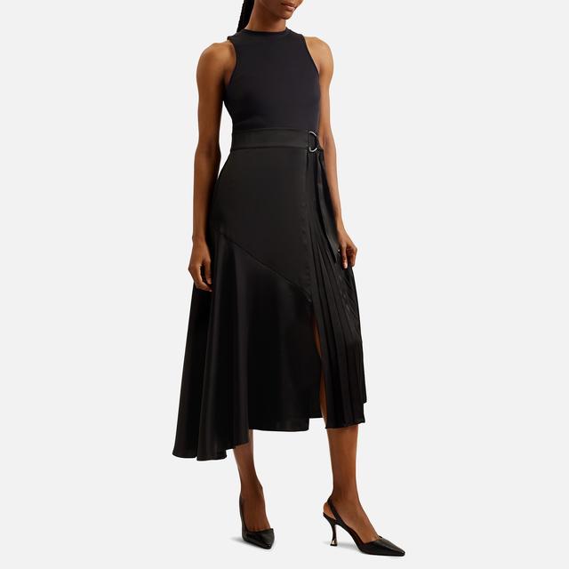 Ted Baker Wiiloww Mockable Belted Midi Dress - UK 6 on Productcaster.