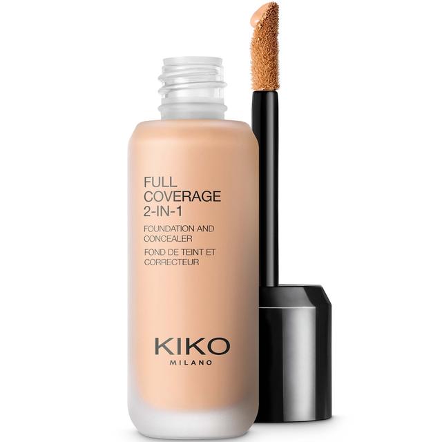 KIKO Milano Full Coverage 2-in-1 Foundation and Concealer 25ml (Various Shades) - 20 Cool Rose on Productcaster.