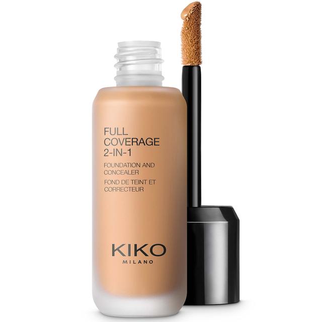 KIKO Milano Full Coverage 2-in-1 Foundation and Concealer 25ml (Various Shades) - 80 Warm Beige on Productcaster.