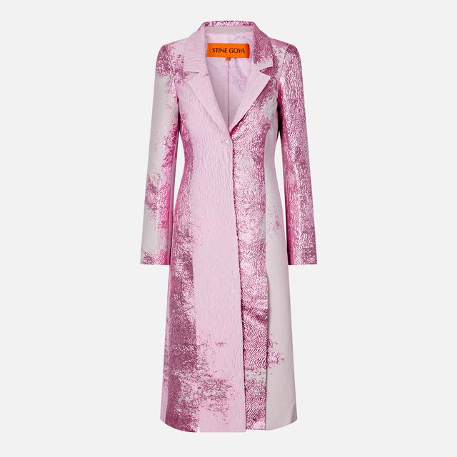 Stine Goya Aneta Jacquard Coat - XS on Productcaster.