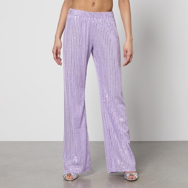 Stine Goya Markus Sequined Mesh Trousers - L on Productcaster.