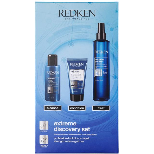 Redken Extreme Shampoo 75ml, Conditioner 50ml and Anti-Snap Hair Treatment 250ml Discovery Set on Productcaster.