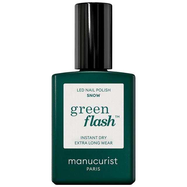 Manucurist Green Flash Varnish 15ml (Various Shades) - Snow on Productcaster.