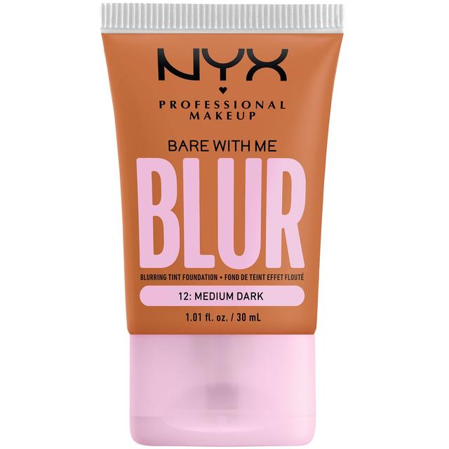 NYX Professional Makeup Bare With Me Blur Tint Foundation 30ml (Varios Shades) - Medium Dark on Productcaster.