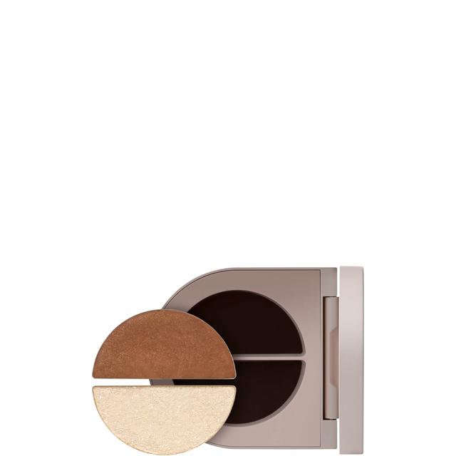 ROSE INC Eyeshadow Shimmer Duo 2.92g (Various Shades) - Satin Cocoa and White Gold on Productcaster.