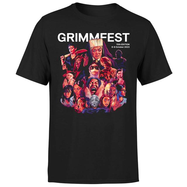 GRIMMFEST 2023 Men's T-Shirt - Black - 5XL - Svart on Productcaster.