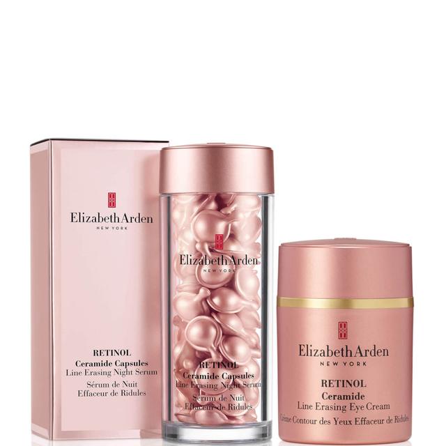 Elizabeth Arden Retinol Ceramide Capsules Line Erasing Night Serum 60-Piece and Eye Cream 15ml on Productcaster.