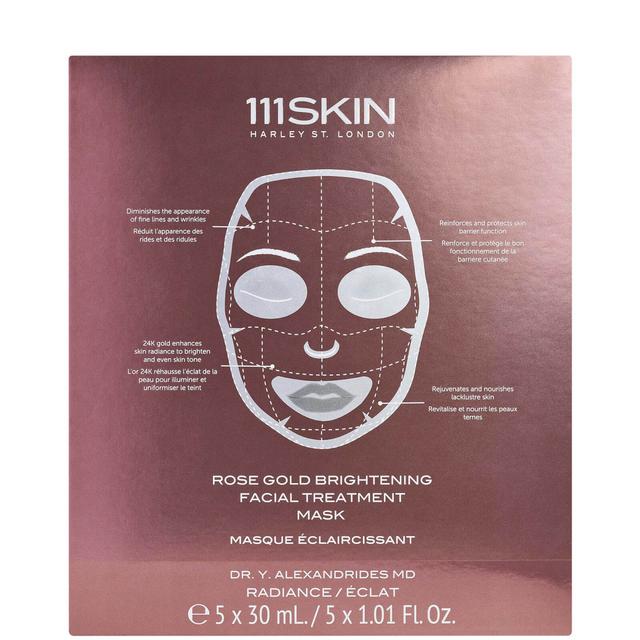 111SKIN Rose Gold Brightening Facial Treatment Mask Box 5x30ml on Productcaster.