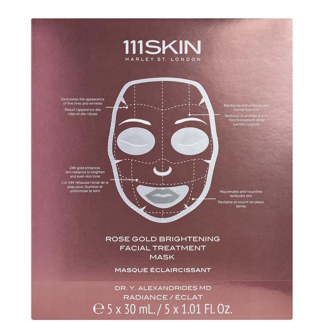 111SKIN Rose Gold Brightening Facial Treatment Mask Box 5x30ml on Productcaster.