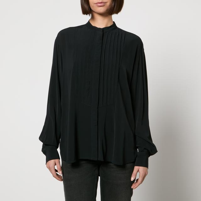 Marant Etoile Amel Pleated Chiffon Blouse - FR 36/UK 8 on Productcaster.