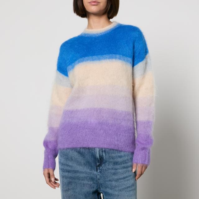 Marant Etoile Drussell Intarsia-Striped Knit Jumper - FR 38/UK 10 on Productcaster.