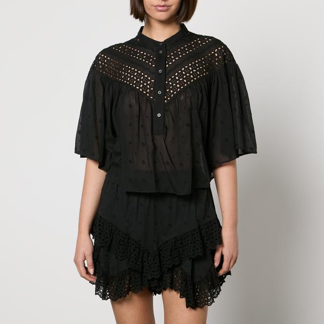 Marant Etoile Safi Broderie Anglaise Cotton-Gauze Blouse - FR 34/UK 6 on Productcaster.