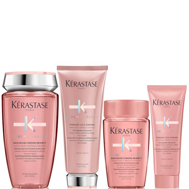 Kérastase Chroma Absolu Colour Protection Duo for Medium/Thick Hair and Free Travel Size Duo on Productcaster.