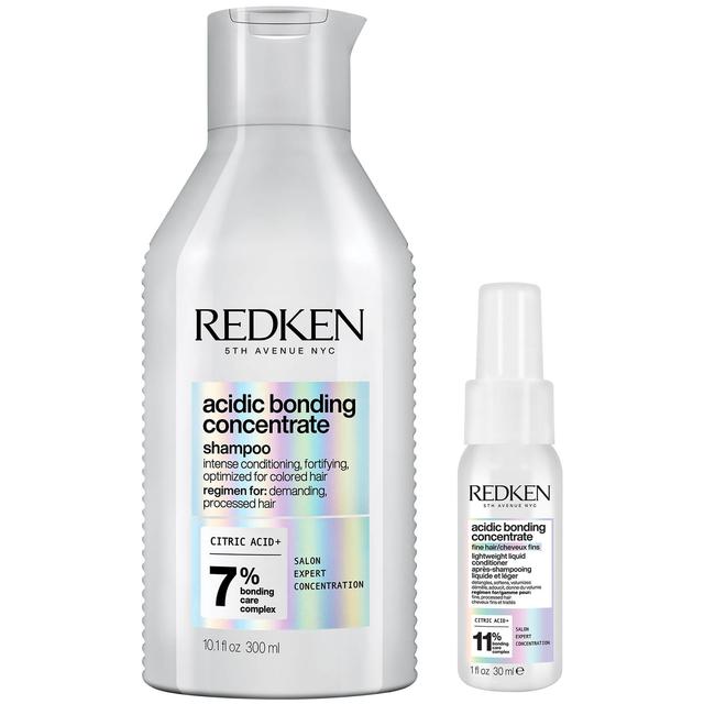 Redken Acidic Bonding Concentrate Bond Repair Shampoo 300ml and Lightweight Liquid Conditioner 30ml Bundle (Worth £29.76) on Productcaster.