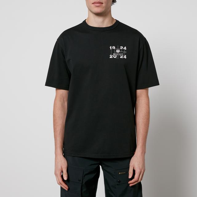 Belstaff Centenary Double Logo Cotton-Jersey T-Shirt - XXL on Productcaster.