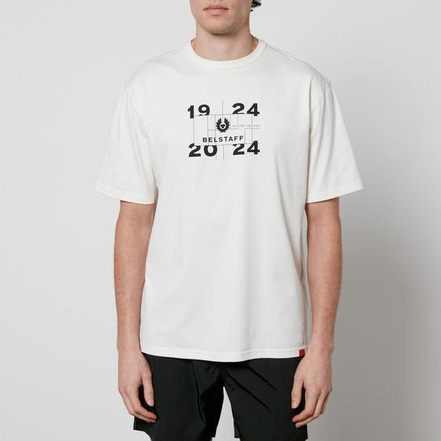 Belstaff Centenary Logo Cotton-Jersey T-Shirt - M on Productcaster.