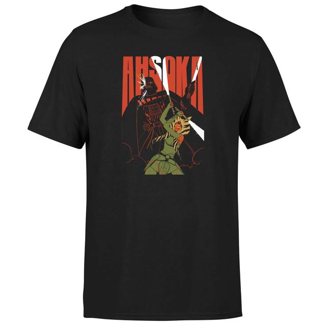 Ahsoka Vs. Vader Men's T-Shirt - Black - XXL - Svart on Productcaster.